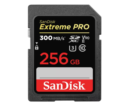 Karta pamięci Sandisk 256GB SDXC Extreme Pro 300MB/s UHS-II V90
